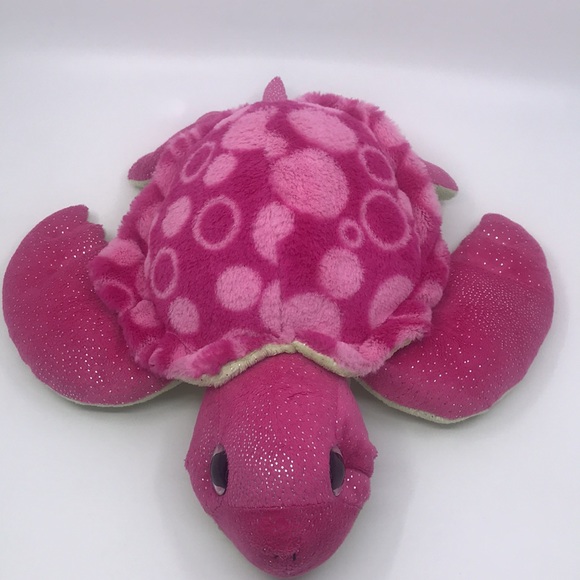 Wild Republic Plush Pink Sea Turtle Sweet And Sassy Stuff Animal - Picture 3 of 6